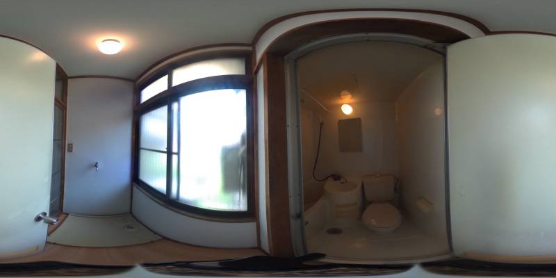 パノラマ画像バスルーム