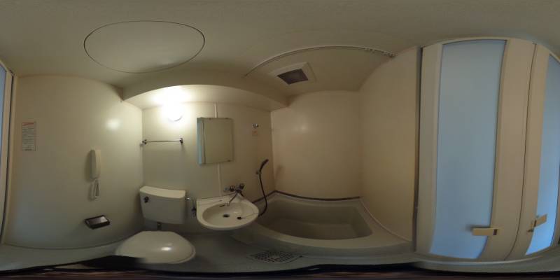 パノラマ画像バスルーム