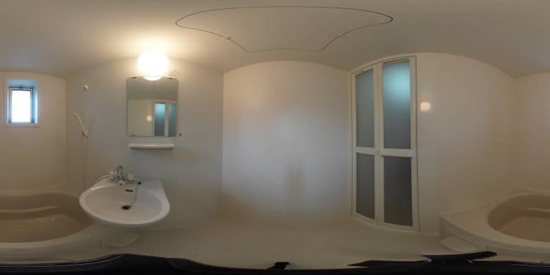 パノラマ画像バスルーム