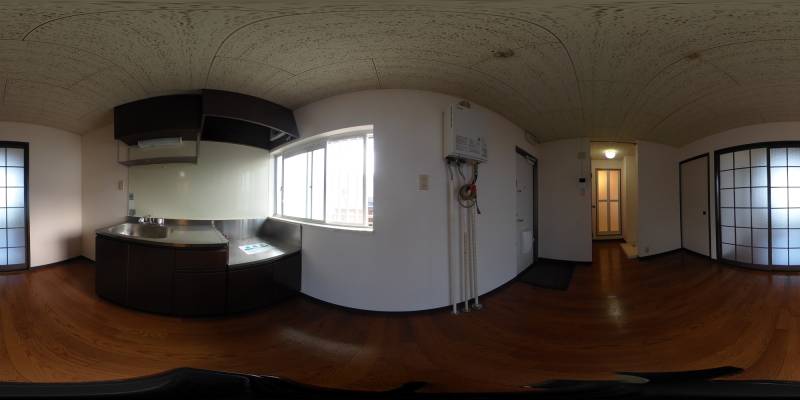 パノラマ画像キッチン