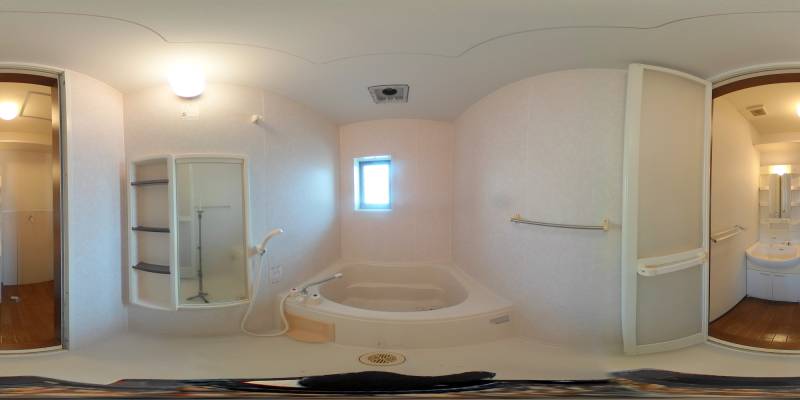 パノラマ画像バスルーム