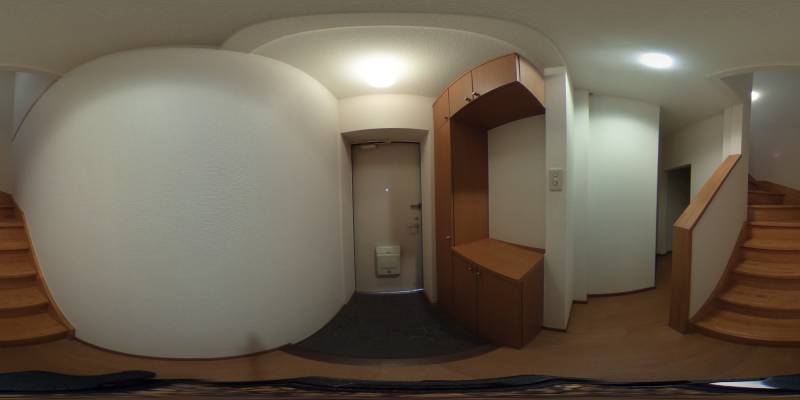 パノラマ画像玄関