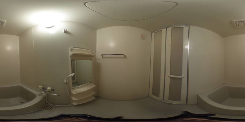 パノラマ画像バスルーム