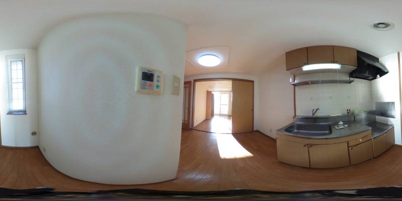 パノラマ画像キッチン