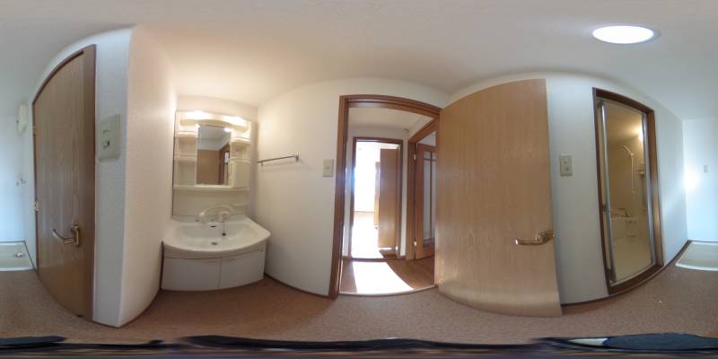 パノラマ画像洗面所