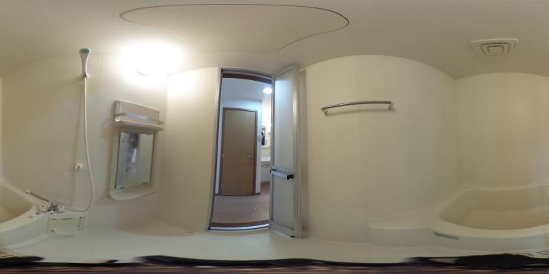 パノラマ画像バスルーム