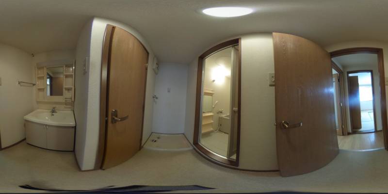 パノラマ画像洗面所