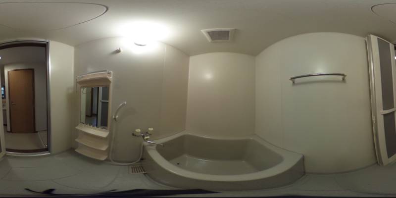 パノラマ画像バスルーム