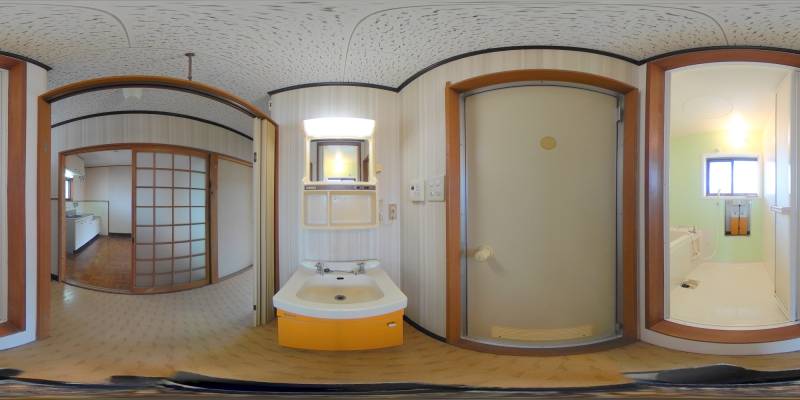 パノラマ画像洗面所