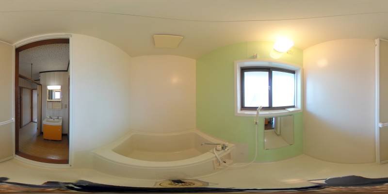 パノラマ画像バスルーム