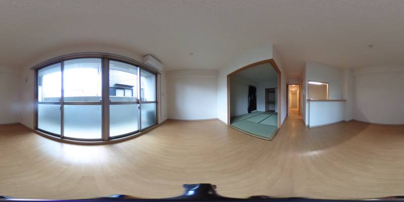 パノラマ画像リビング