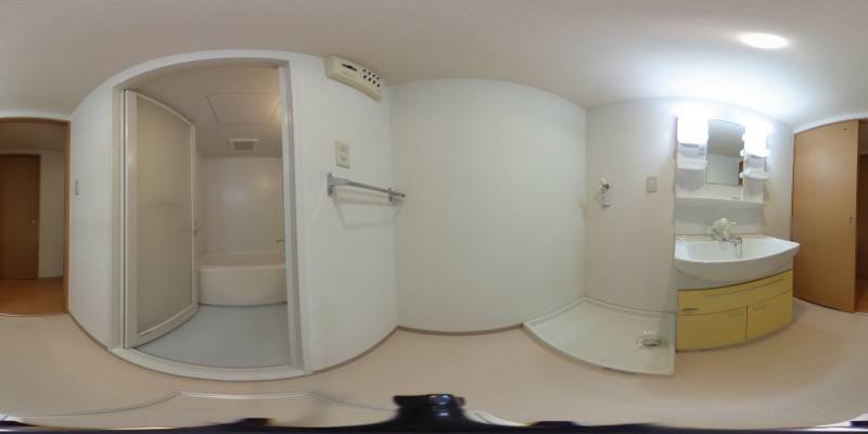 パノラマ画像洗面所