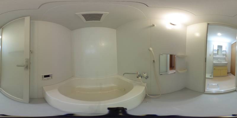 パノラマ画像バスルーム