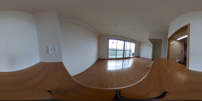 パノラマ画像リビング