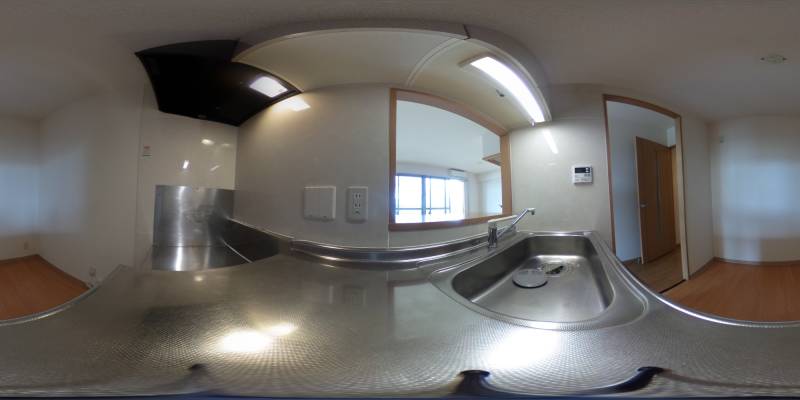 パノラマ画像キッチン