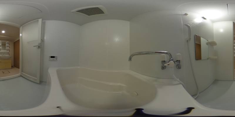 パノラマ画像バスルーム