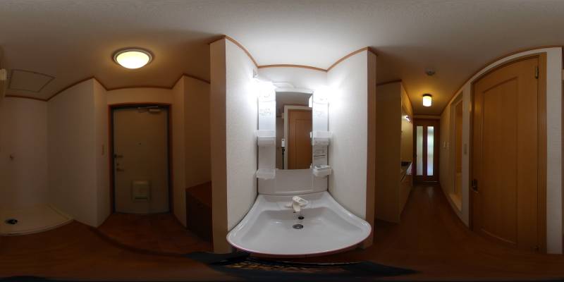 パノラマ画像洗面所