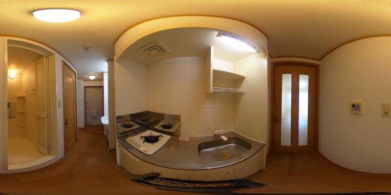 パノラマ画像キッチン