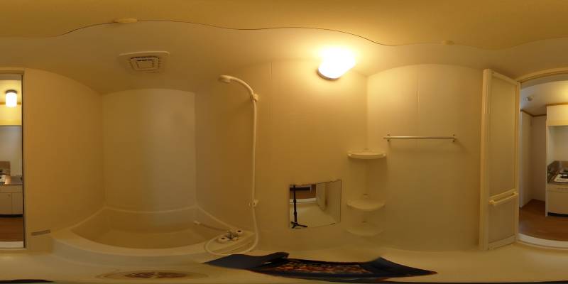 パノラマ画像バスルーム