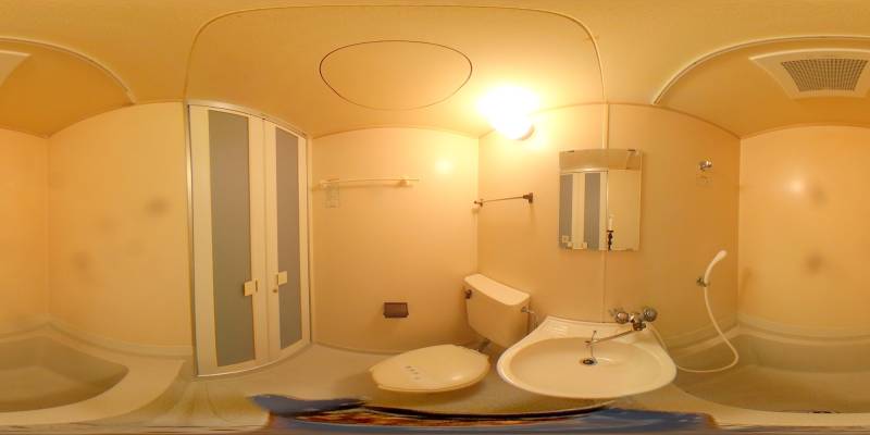 パノラマ画像バスルーム