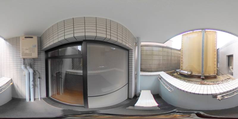 パノラマ画像バルコニー