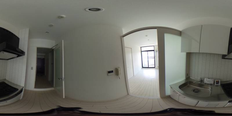 パノラマ画像キッチン