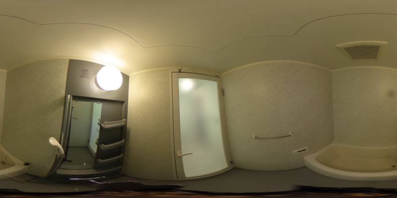 パノラマ画像バスルーム