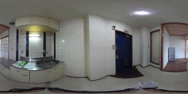 パノラマ画像キッチン