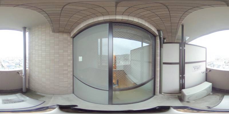 パノラマ画像バルコニー