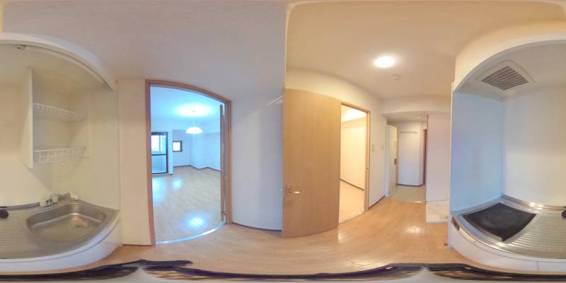 パノラマ画像キッチン