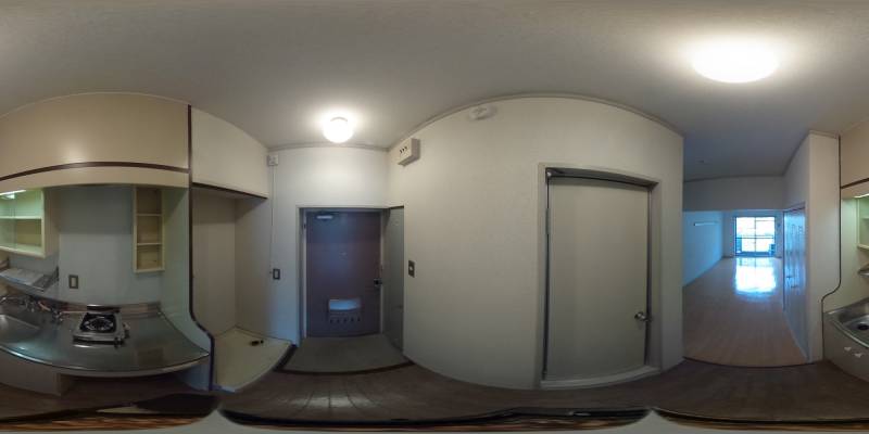 パノラマ画像キッチン