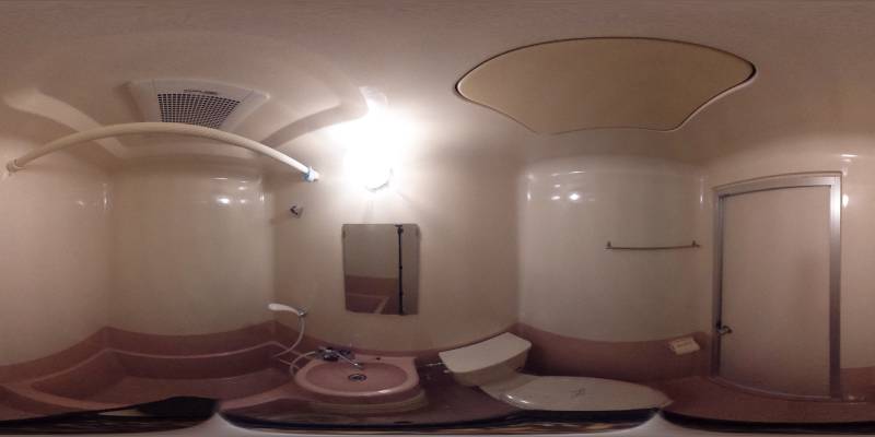 パノラマ画像バスルーム