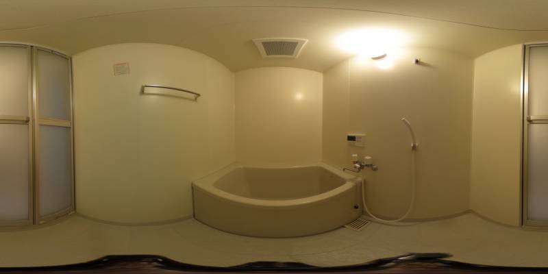 パノラマ画像バスルーム