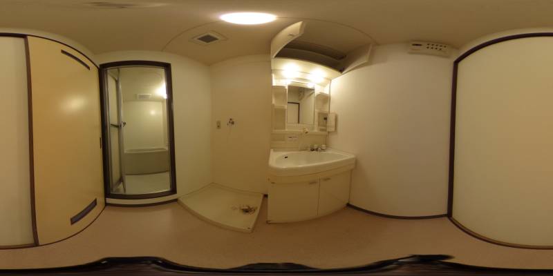 パノラマ画像洗面所