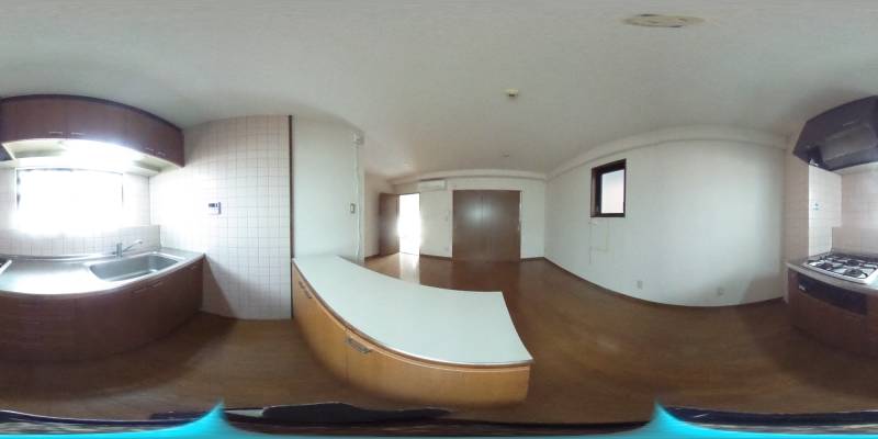 パノラマ画像キッチン
