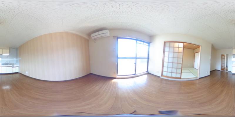 パノラマ画像リビング