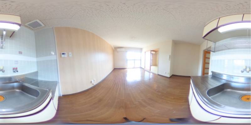 パノラマ画像キッチン