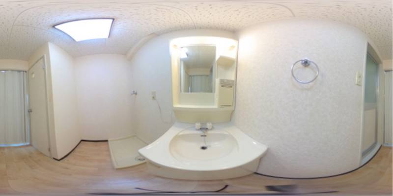 パノラマ画像洗面所