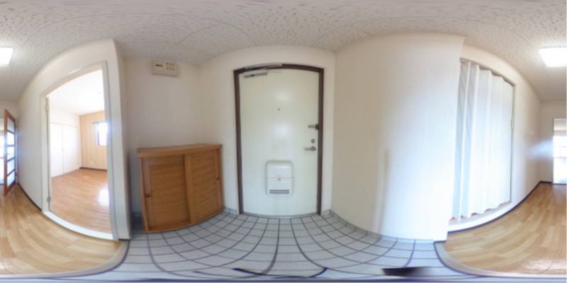 パノラマ画像玄関