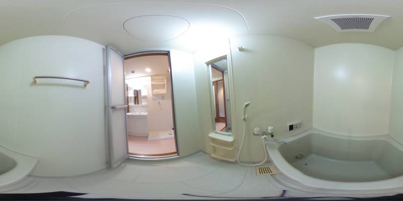 パノラマ画像バスルーム
