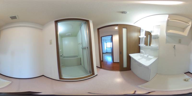 パノラマ画像洗面所