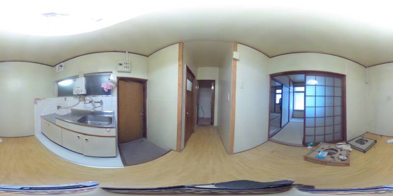 パノラマ画像キッチン