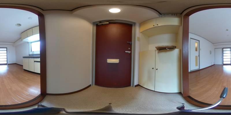 パノラマ画像玄関