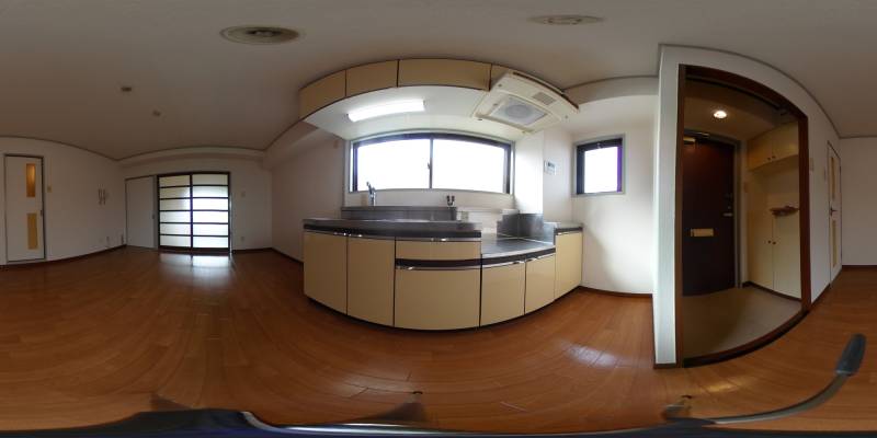 パノラマ画像キッチン