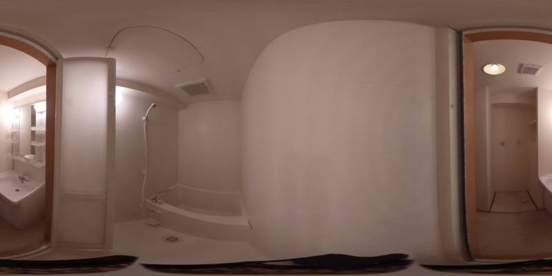 パノラマ画像バスルーム