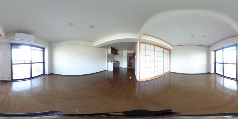 パノラマ画像リビング