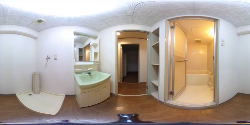 パノラマ画像洗面所