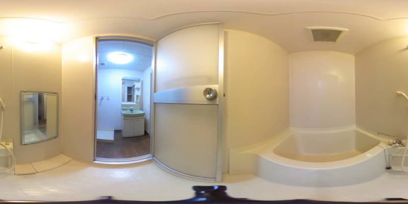 パノラマ画像バスルーム