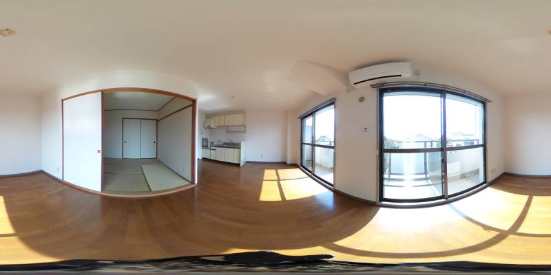 パノラマ画像リビング