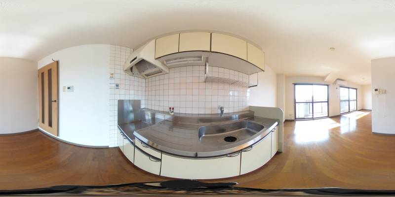 パノラマ画像キッチン